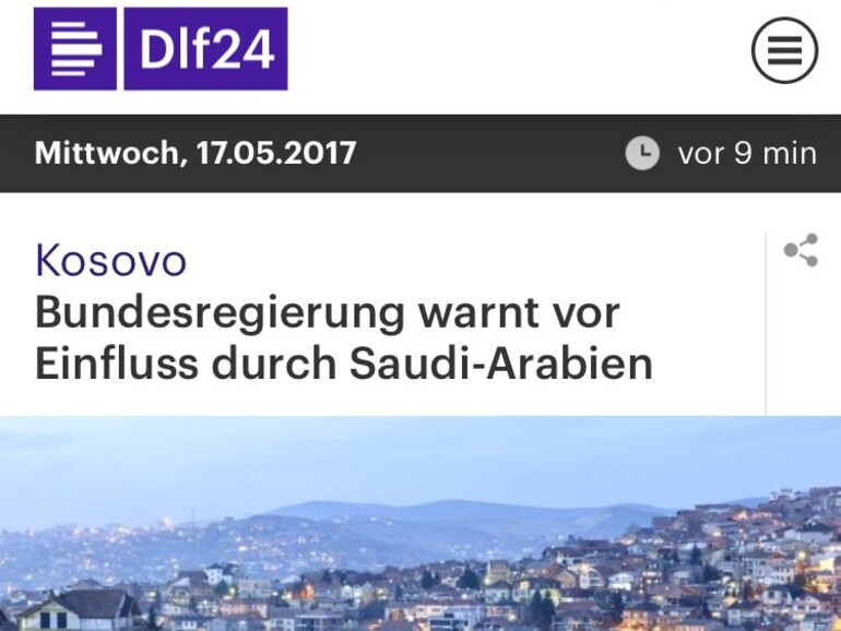 Screenshot aus der DLF24-App
