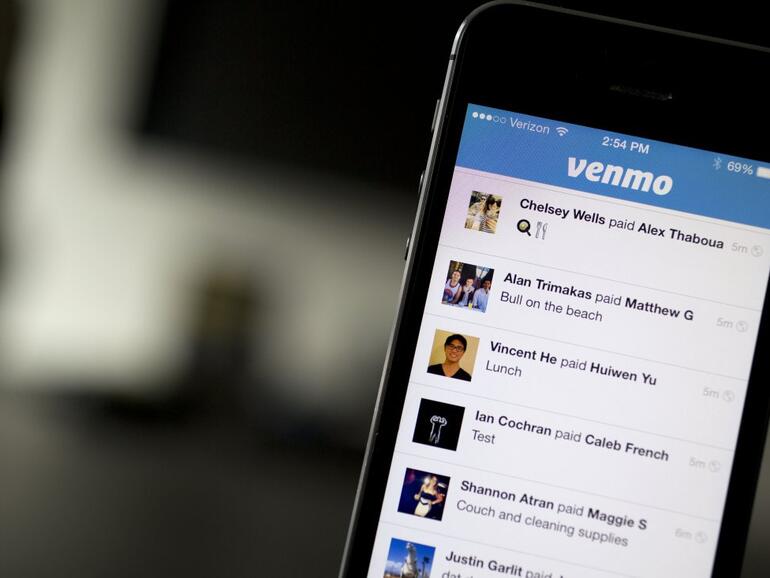 Venmo auf einem iPhone