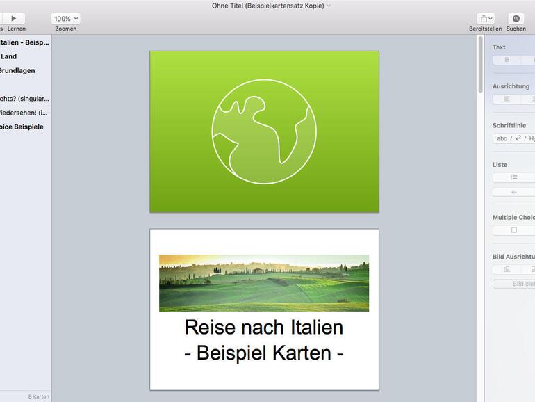Screenshot aus Kartenheld