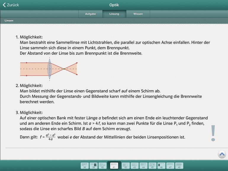 Screenshot aus Abi Lernbox