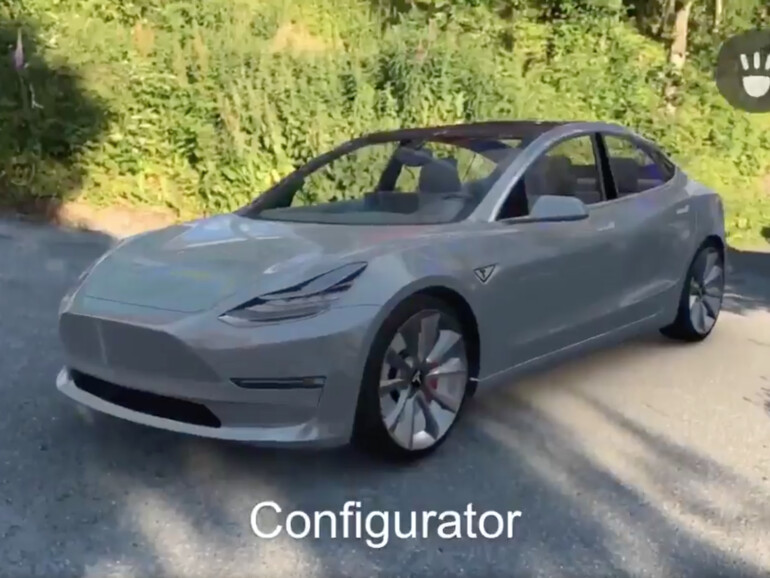 Jelmer Verzog hat das Model 3 mit ARKit zum Leben erweckt