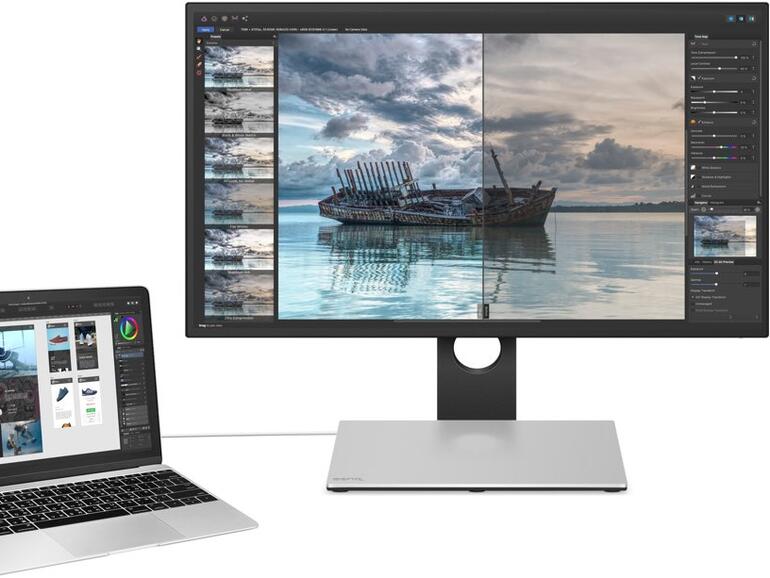 Teamplayer: Der PD2710QC ergänzt aktuelle MacBooks.