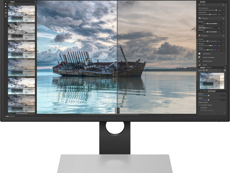 Der PD2710QC in voller Pracht.