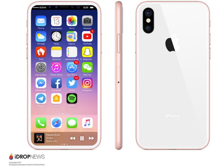 Sieht so das iPhone 8 in Rosegold aus?