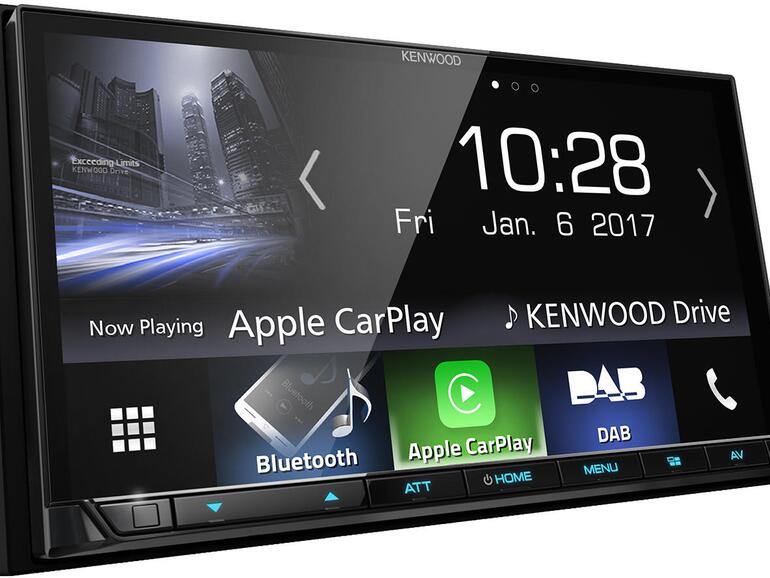 Überzeugt durch ein riesiges Touch-Display: das DMX7017DABS von Kenwood