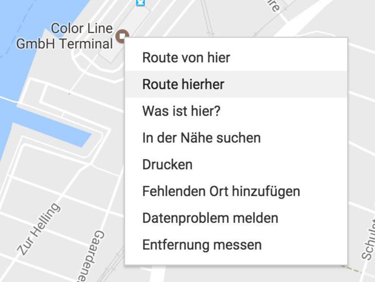 Zwei Klicks zum Ziel