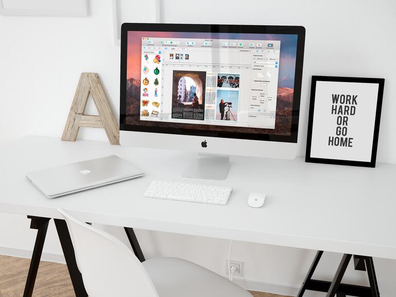 Swift Publisher am iMac
