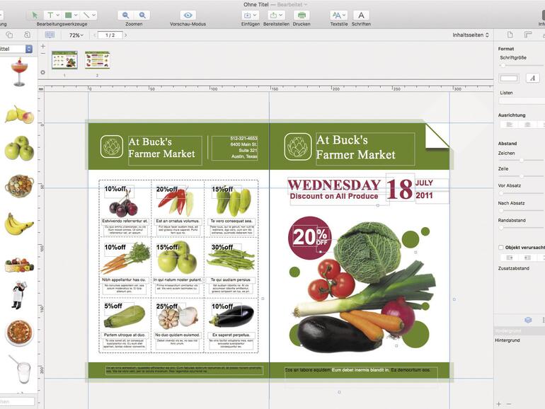 Swift Publisher bietet für nahezu jede Art von Inhalt Vorlagen.