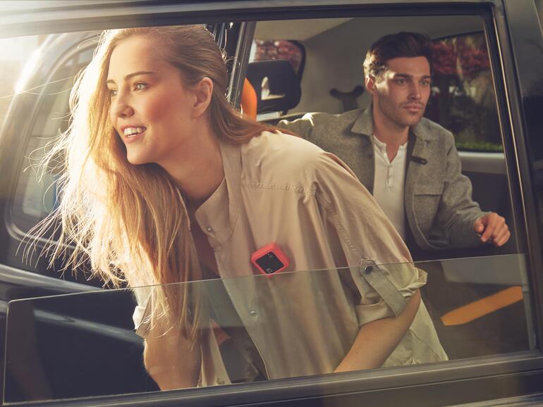 Alles im Blick: Das Leben aus der Ich-Perspektive filmen ist mit der Drift Compass kein Problem.