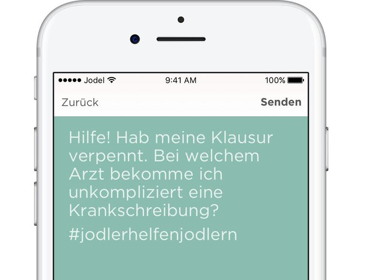Anonym Hilfe erfragen mit Jodel