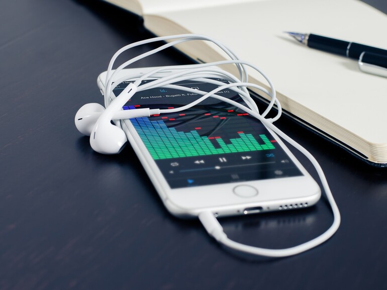 Man kann den Musikspeicher nur für die integrierte Musik-App begrenzen