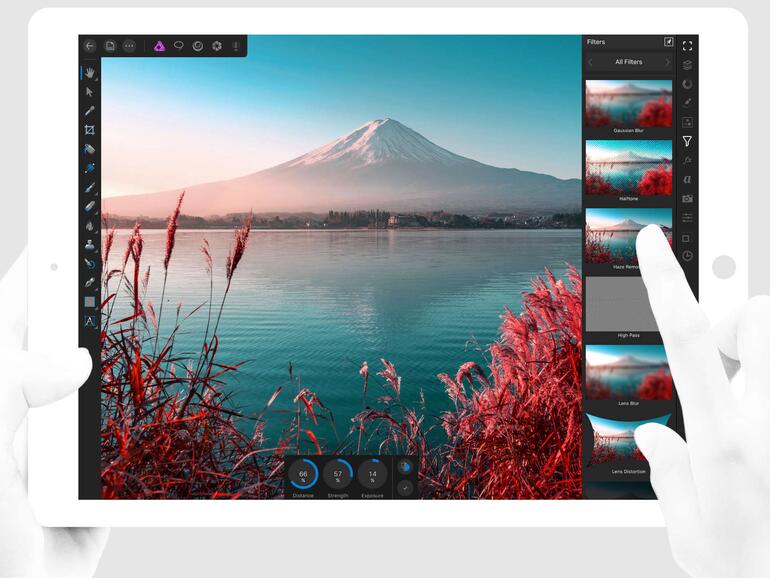 Der Funktionsumfang auf dem iPad muss sich nicht vor der Mac-Version verstecken.