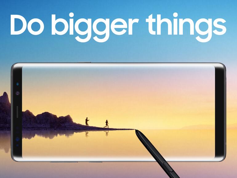 Galaxy Note 8 in Schwarz