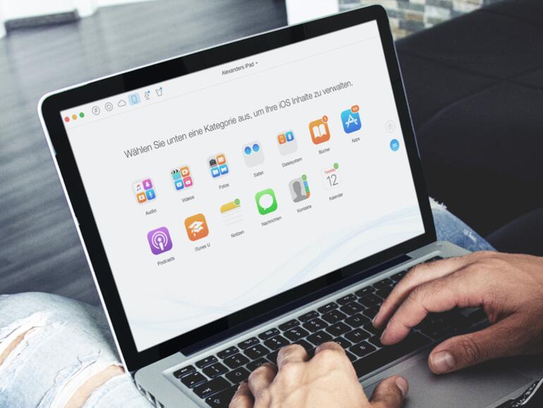 AnyTrans auf dem MacBook
