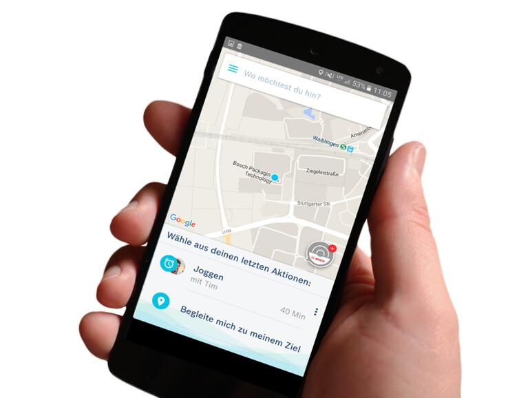 Über Vivatar lässt sich der eigene Standort mit Freunden teilen.