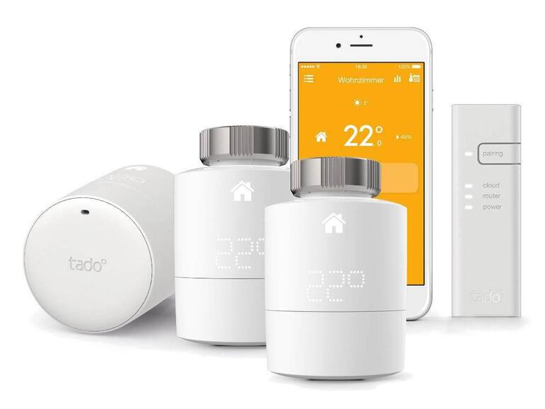 Die smarten Thermostate lassen sich per App oder Apple Homekit steuern.