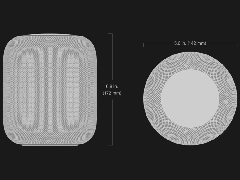 Der HomePod wurde bereits bei der WWDC im Juni kurz der Öffentlichkeit gezeigt.