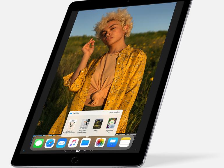 Das neue Dock ist am iPad in jeder App aufrufbar