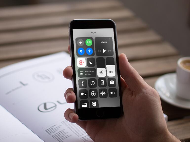 Kontrollzentrum in iOS 11