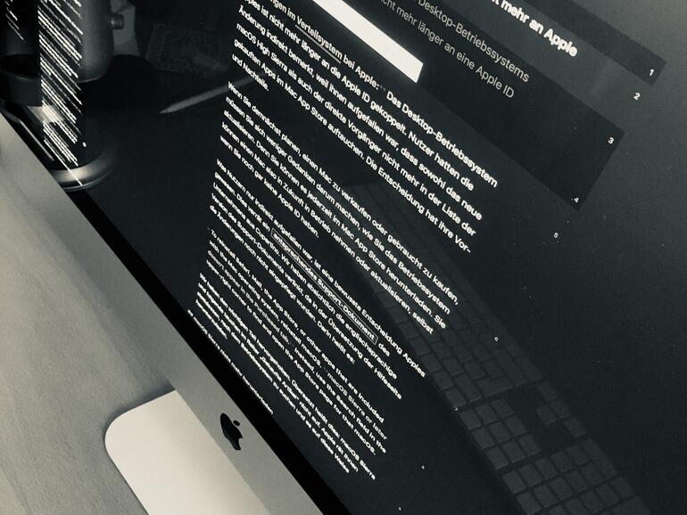 Ulysses auf dem iMac