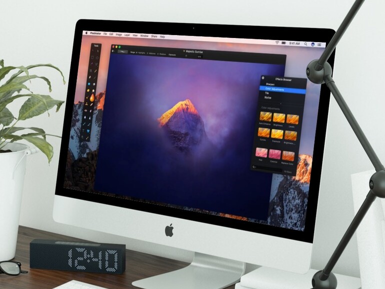 Pixelmator auf dem iMac