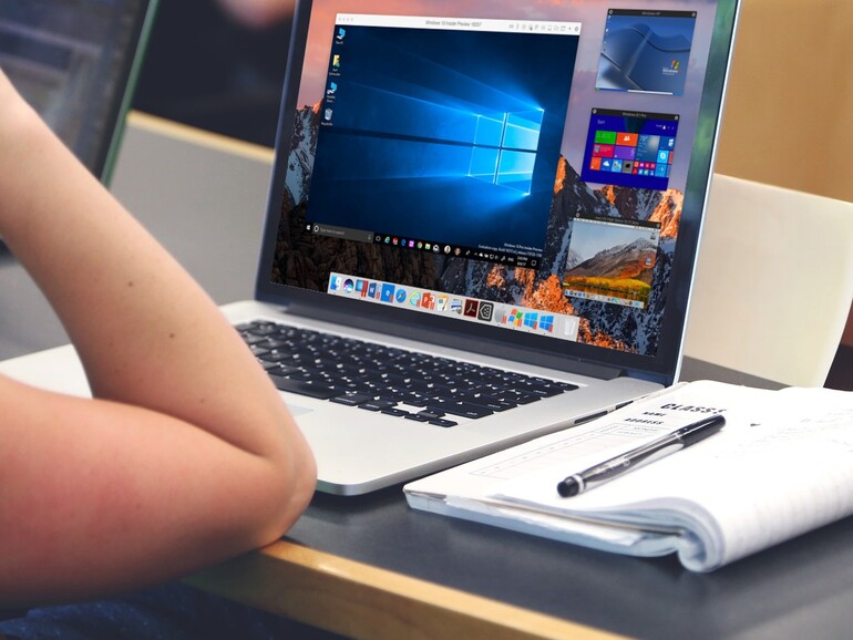 Parallels Desktop 13 auf einem MacBook Pro