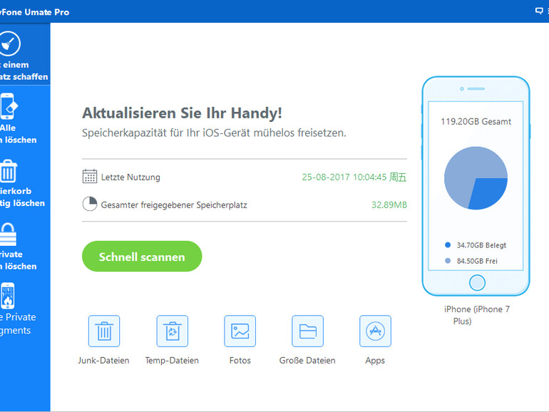 Schaffen Sie Platz auf Ihrem iPhone