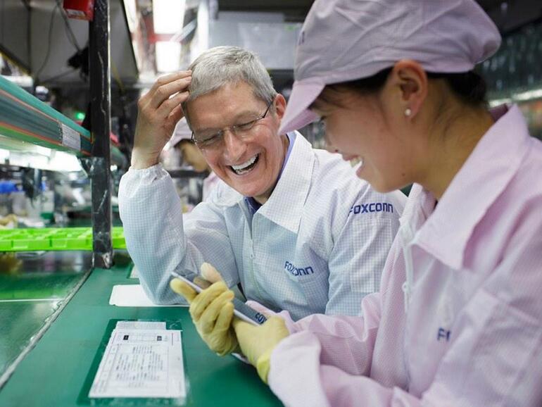 Auch die iPhone-Produktion von Foxconn wäre von einem Produktionsstop bedroht