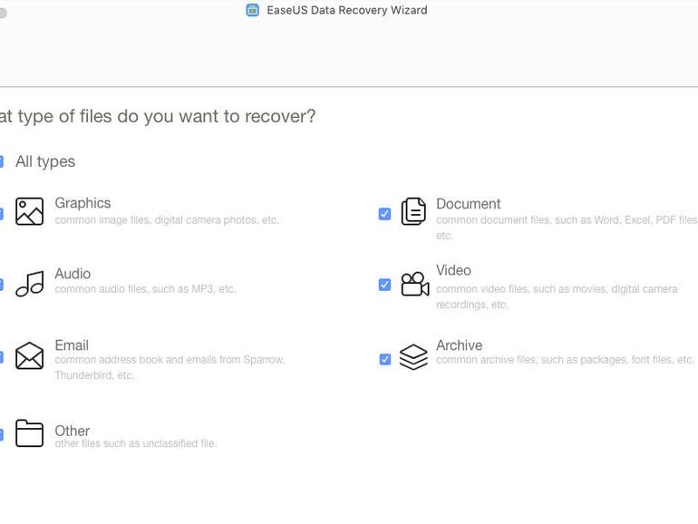 Easeus Data Recovery Wizard
