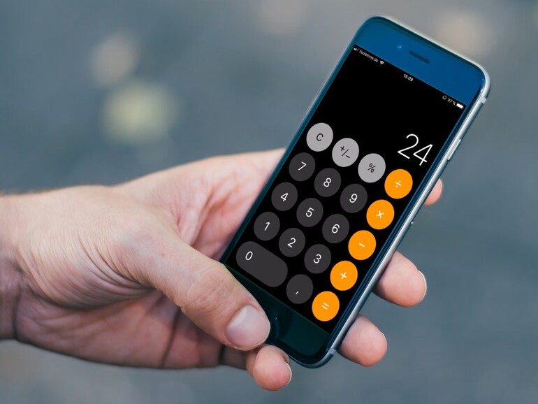Wer zu schnell tippt, bekommt für 1+2+3 unter iOS 11 als Ergebnis 24