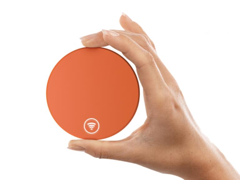 Skyroam Solis ist handlich und rund und passt in jede Tasche.