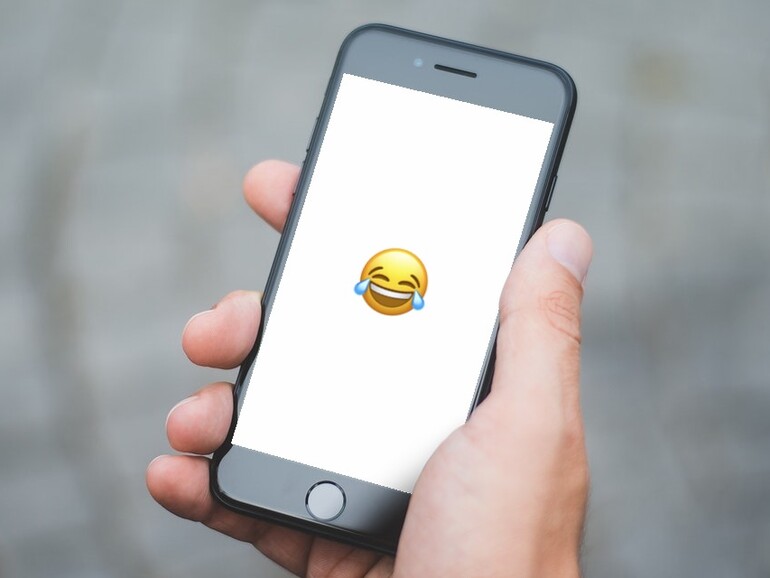 Das Freudentränen-Emoji wird am häufigsten von US-Apple-Nutzern verschickt