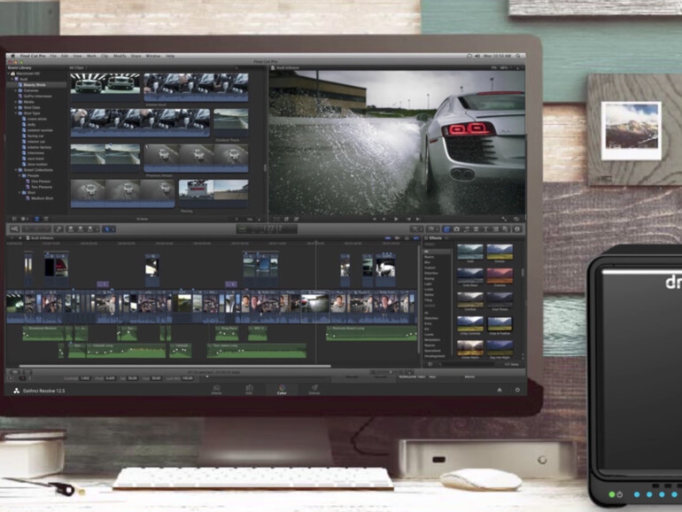 Drobo 5D3 ist dank hoher Geschwindigkeit und einem hohen Maß an Datensicherheit die ideale Speichererweiterung für den Schreibtisch. Wer komplett auf Nummer sicher gehen möchte, ist mit der Garantieverlängerung „DroboCare“ gut beraten.