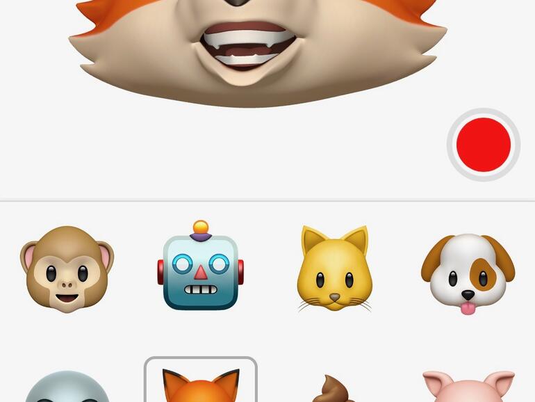 Animojis ermöglichen eine neue Form der unterhaltsamen Kommunikation und erwecken Emojis zum Leben.