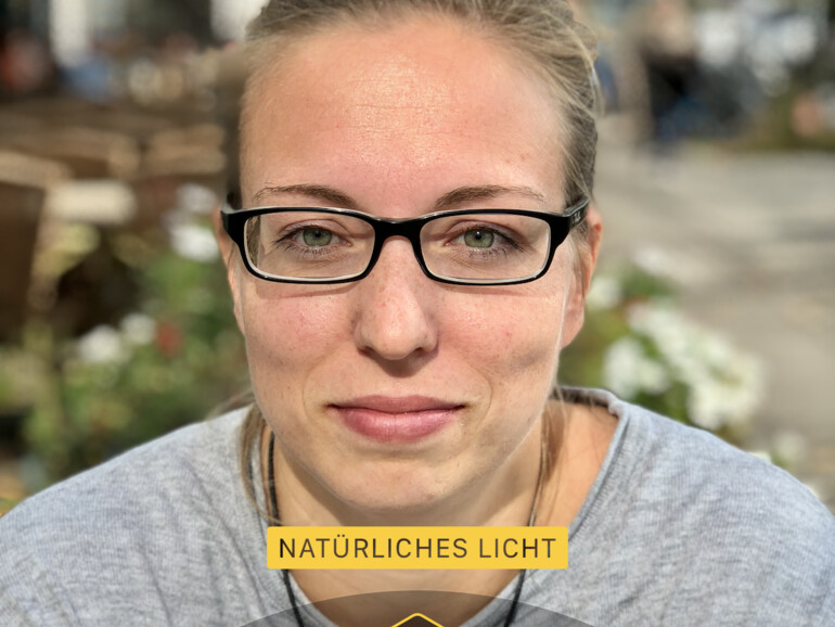 Der neue Porträtlicht-Modus funktioniert im Großen und Ganzen gut. Probleme hat er mit Menschen mit wenig Kopfbehaarung und natürlich auch bei schlechten Lichtverhältnissen.