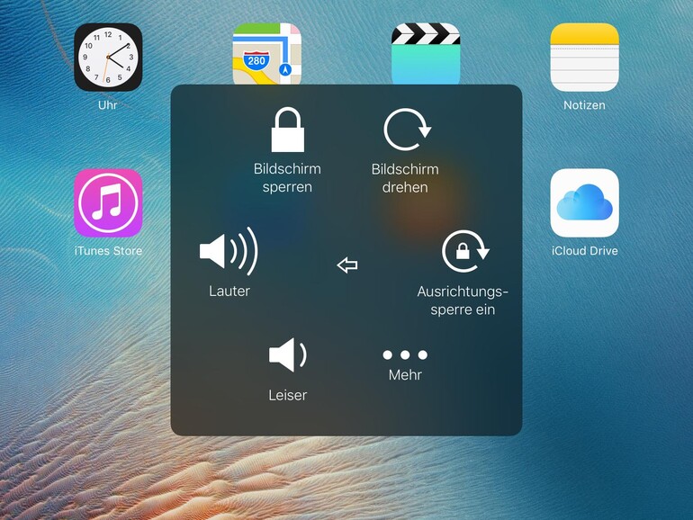 Assistive Touch hilft Ihnen dabei, Funktionen durchzuführen, die normalerweise nur durch beidhändige Bedienung möglich wären.