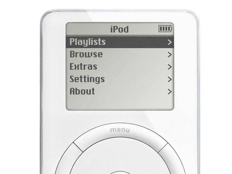Geschlossen, einfach, logisch: Bereits der erste iPod war ein Beispiel für Apples Gestaltungsphilosophie.