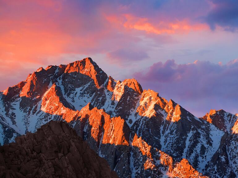 Desktop-Hintergrund von macOS Sierra