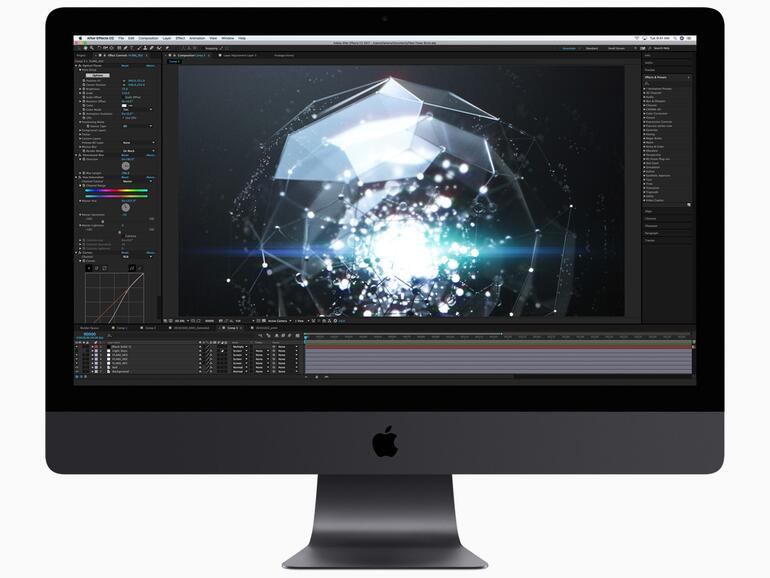 Echtzeit-Rendering und anspruchsvolle Grafikanwendungen erledigt der iMac Pro im Handumdrehen