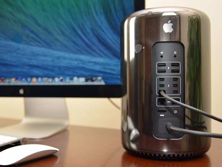 Der aktuelle Mac Pro im Mülleimer-Design