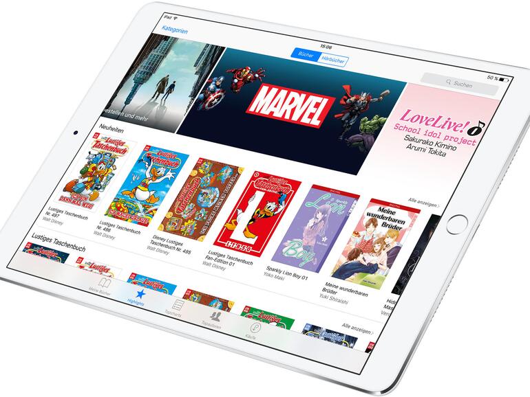 Im iBooks Store von Apples gibt es eine große Auswahl an Comics und Graphic Novels