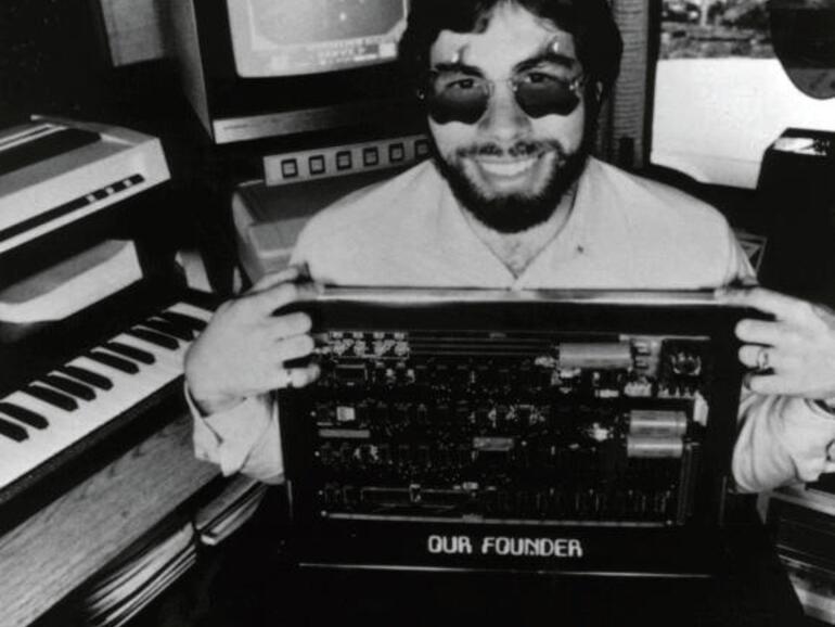 Steve Wozniak entwarf den Apple I, mit dem 1976 alles begann.