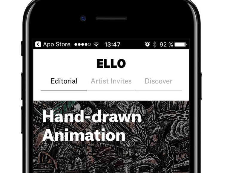 Ello auf dem iPhone