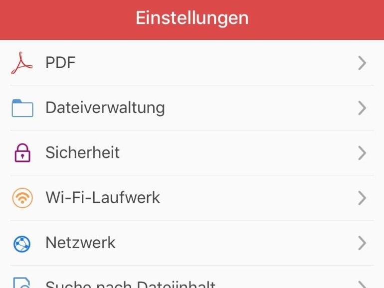 In den Einstellungen findet sich auch ein Passwortschutz.