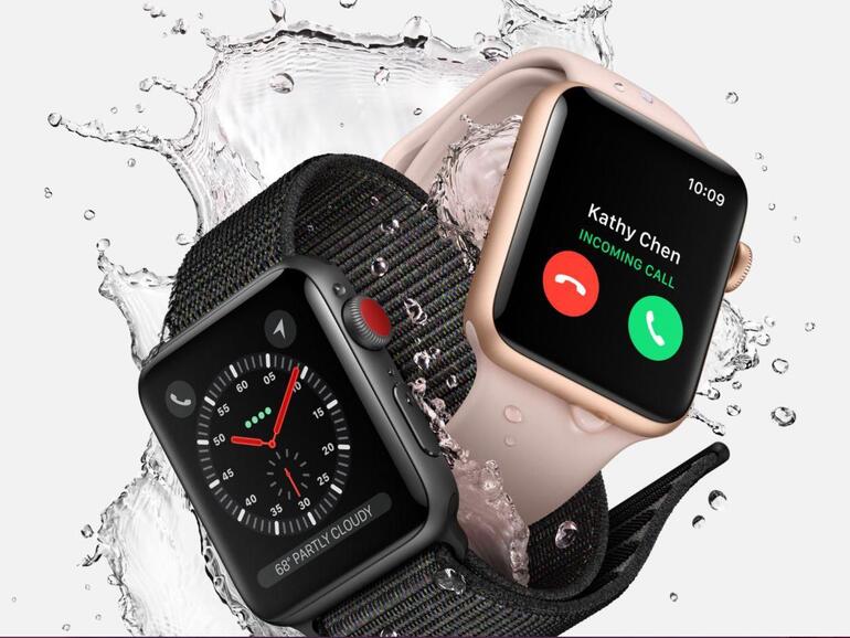Mit der Apple Watch Series 3 kann das iPhone Zuhause bleiben