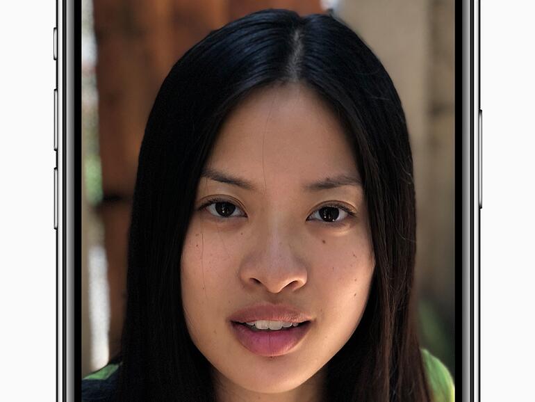 iPhone X mit Porträtlicht-Fotografie