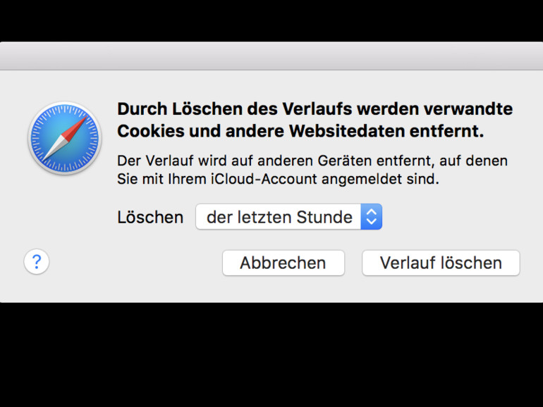 safari internet verlauf