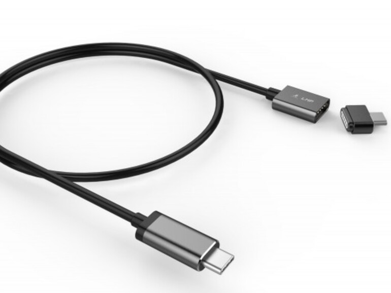 USB-C Magnetic Safety Cable in „Space Grey“