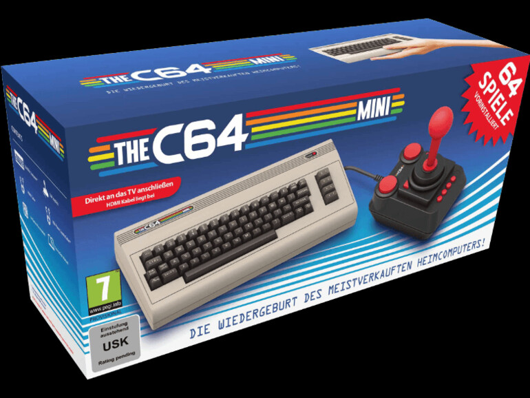 The C64 Mini in Verpackung