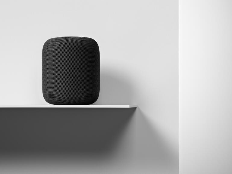 Der HomePod sieht schick aus